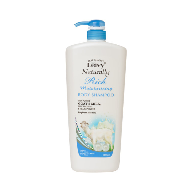 レイヴィーリッチボディシャンプーゴートミルク1150ml｜Leivy