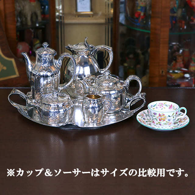 中古】Christofle（クリストフル）家庭用6点ティーセット CH-130