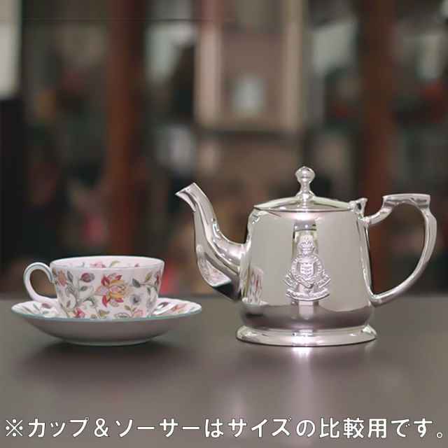 中古】SHEFFIELD(シェフィールド) 英国陸軍紋章付きティーポット sh