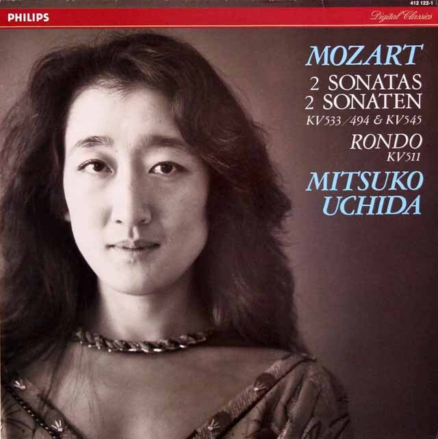 LP レコード 【直筆サイン入り】 内田のモーツァルト/ピアノソナタ第15