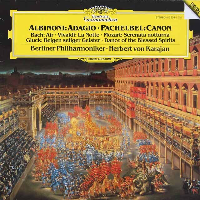 LP レコード カラヤンのアルビノーニ/アダージョほか 独DGG 3510