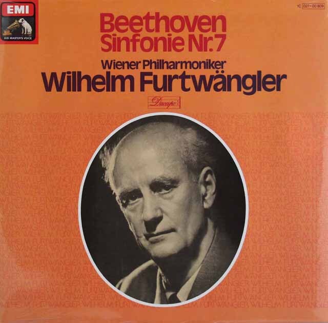 LP レコード フルトヴェングラーのベートーヴェン/交響曲第7番 独EMI 3522