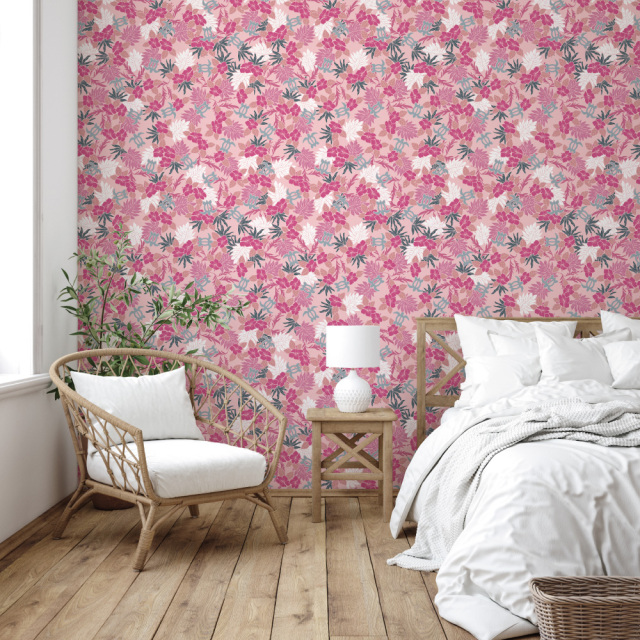 ホヌとハイビスカス ／ tomoko arakawa 壁紙 Harokka