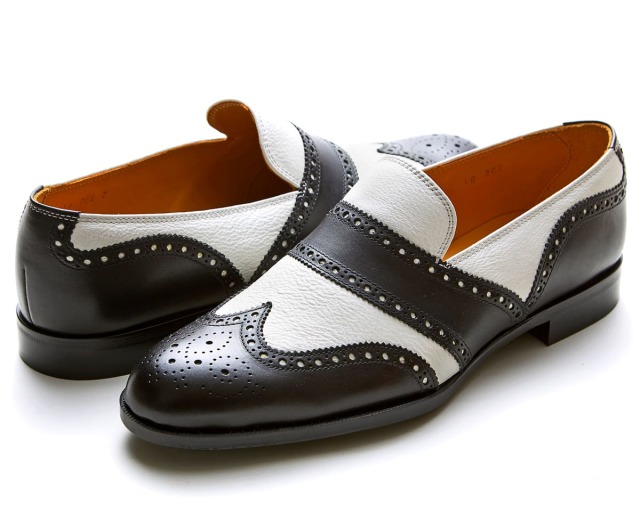 イウゲン IG202： ウイングチップシューズをローファーに落とし込んだ