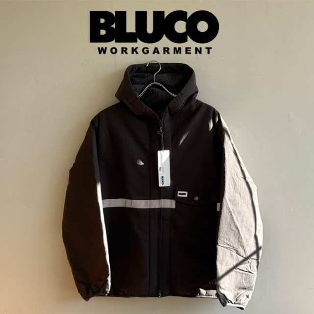 BLUCO ,ブルコ, HOODED REFLECTOR JACKET