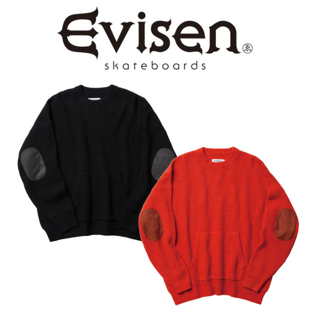 Evisen Skateboards エヴィセン スケートボード LOW-GAUGE KNIT CREWNECK