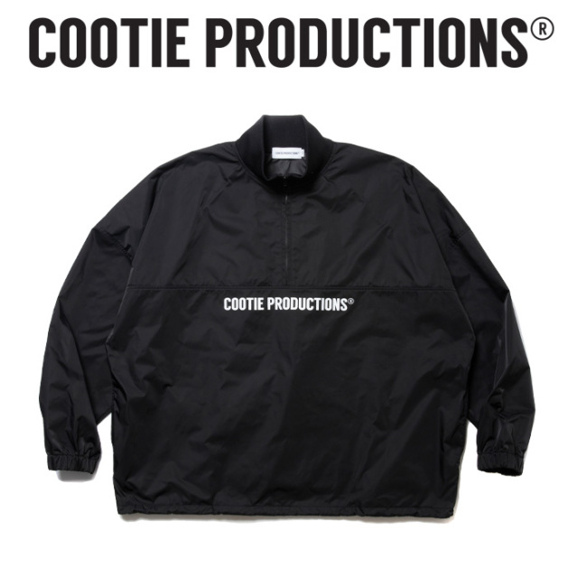 COOTIE(クーティー) Memory Polyester Twill Half Zip Top