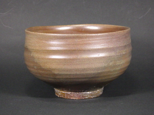 藤原 謹(青備前塩焼抹茶茶碗)