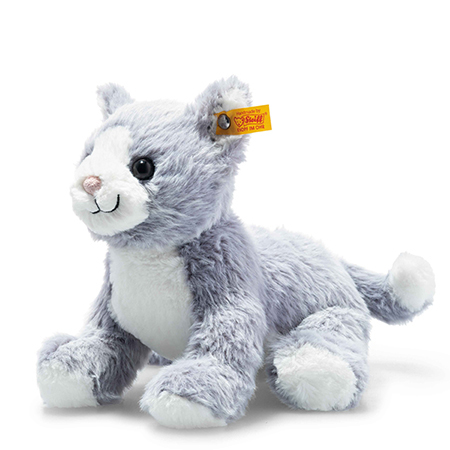 ネコのキャシー（ブルー） | ドイツ最高級テディベアのシュタイフ日本