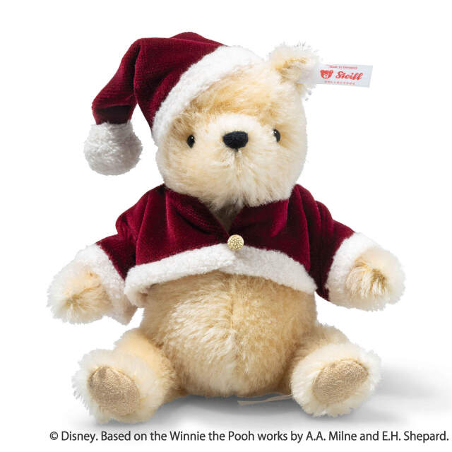 ディズニー くまのプーさん「クリスマス」 | ドイツ最高級テディベアの