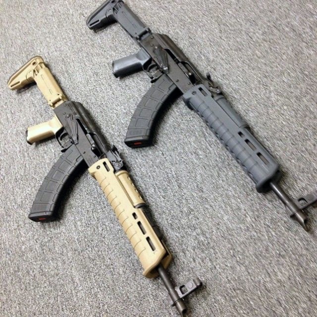 ☆送料無料☆【実物】 MAGPUL ZHUKOV-S AK ストック (BK/PLM)