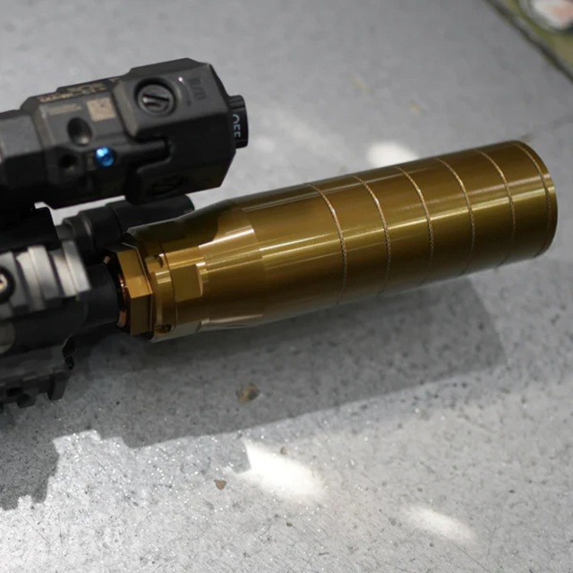 C&C Tac Rex MG7 .308タイプ ダミーサイレンサー CBスチールフラッシュ