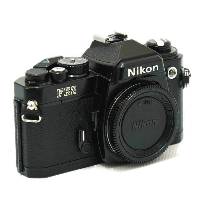 中古】フィルム一眼 ニコンFE2ブラック・データバックMF-16【AB】