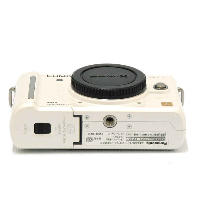 中古】パナソニック ミラーレス一眼 LUMIX DMC-GF1 ホワイト【A】