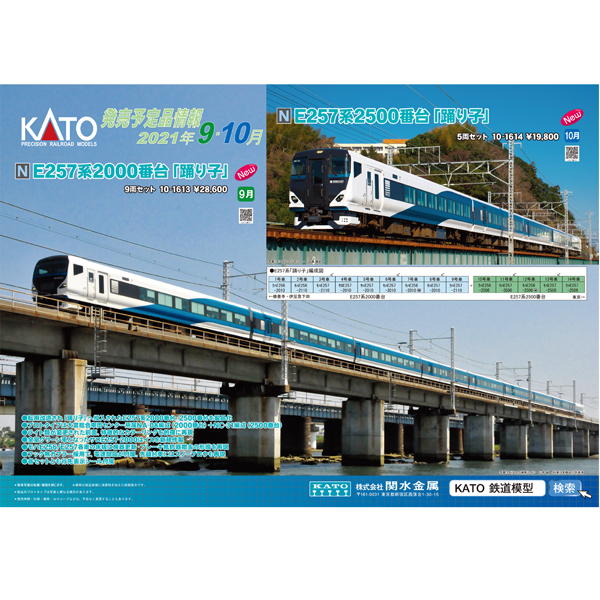 KATO 10-1614 E257系2500番台「踊り子」 5両セット railways湘南ライン