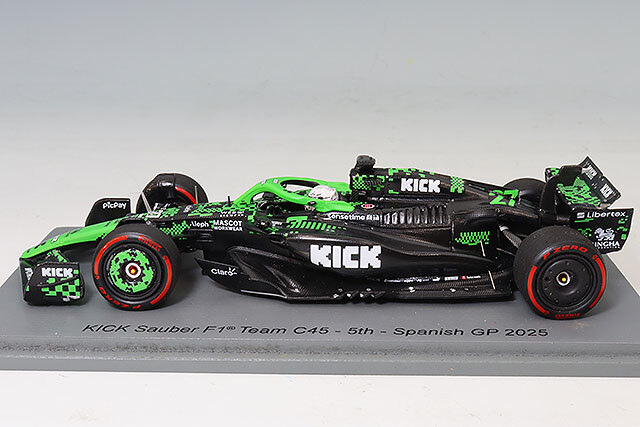スパーク 1/43 ステーク F1チーム キック ザウバー C45 2025 F1