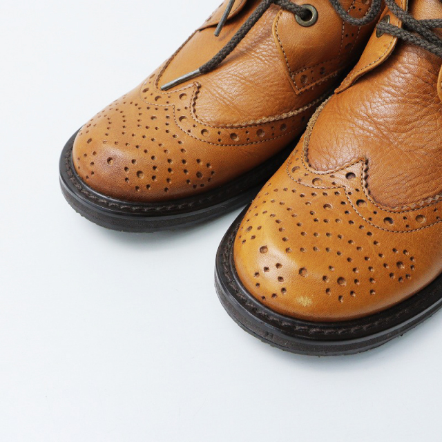 REGAL ドレスシューズ （24㌢） ウィングチップ メダリオン ブラウン