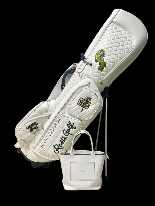 Srixon ホワイト キャディバッグ ゴルフキャディバッグ スリクソンZX