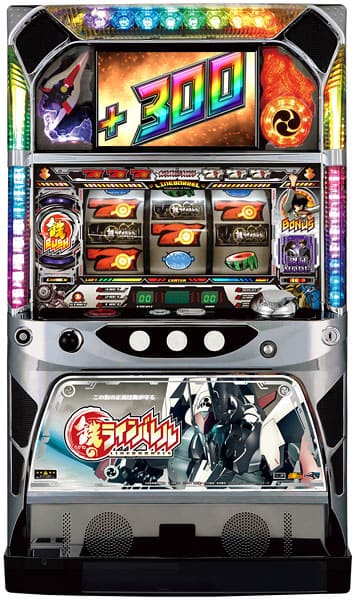 スパイキー パチスロ鉄のラインバレル実機 【コイン不要機付き】