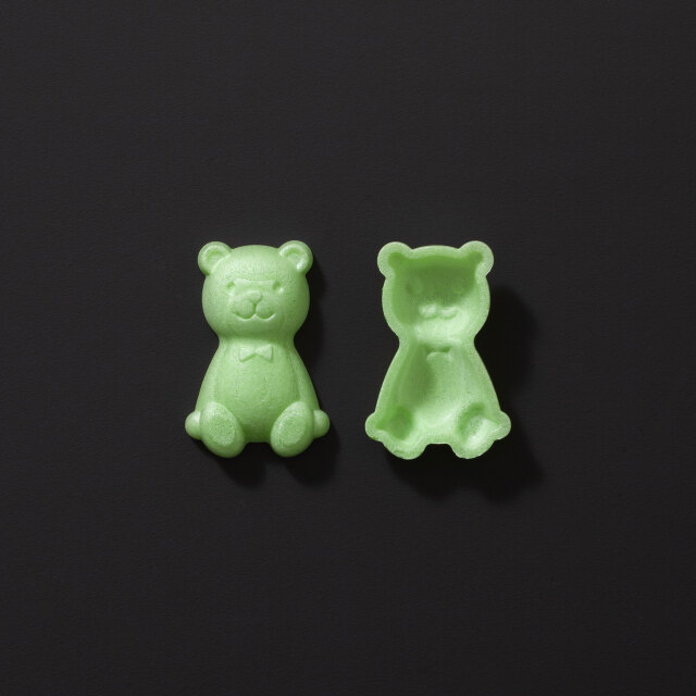 C099] くま（水色） | たねらく「最中の皮・最中種」専門通販サイト