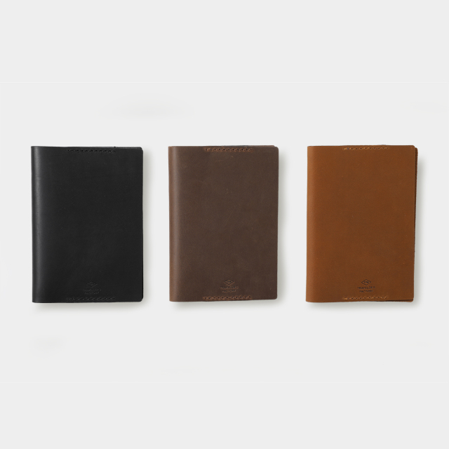 TF レザーブックカバー 文庫 茶 (07100560)