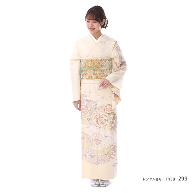 訪問着トールサイズ】モダンと古典、両方が上手く融合した桂由美