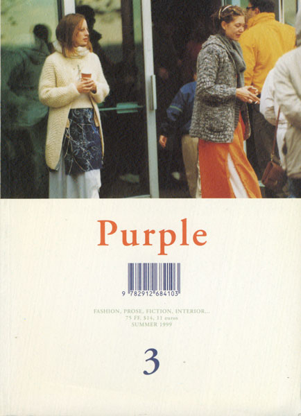 希少】Purple Magazine 16号 2003AW ホンマタカシ 希少】Purple