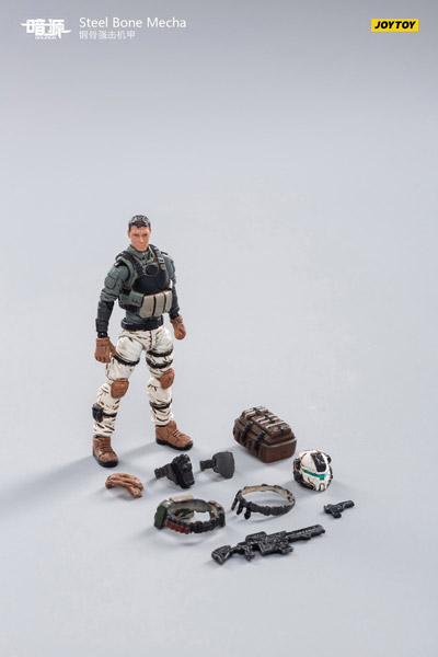 JOYTOY】JT0425 1/25 暗源 Steel Bone Mecha（White） スティール