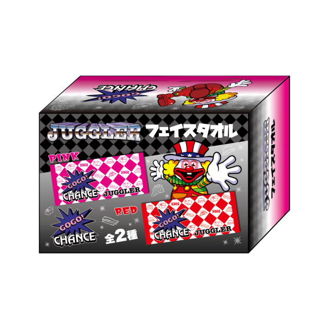 ジャグラー フェイスタオル 35cm×80cm / パチスロ スロット