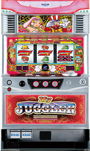 訳あり】 パチスロ実機 北電子 マイジャグラー2 【下皿割れあり】