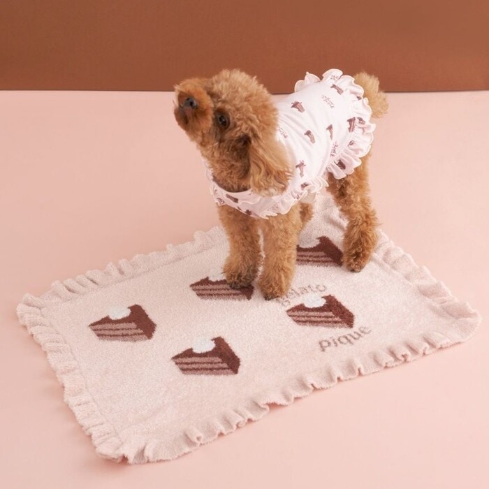 gelato pique オータムケーキジャガードブランケット Pets-first