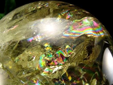 ☆大人気スフィア!!☆爽やかなライトカラー☆透明感抜群＆虹入り！☆金