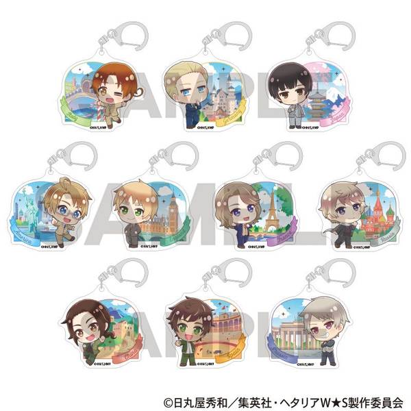 ヘタリア collezione アクリルキーホルダー アメリカ 当選品 ヘタリア