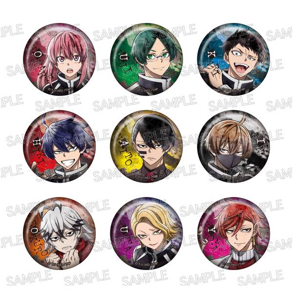 無陀野無人 引きver 缶バッジ 天使 ファボテリア 桃源暗鬼 桃源暗鬼