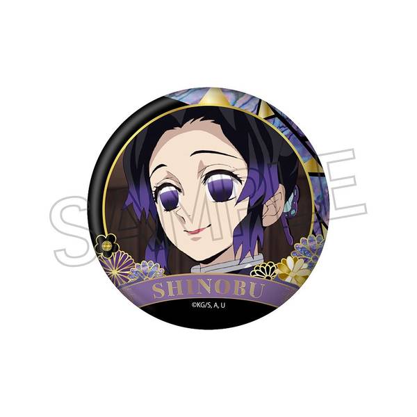 鬼滅の刃 螺鈿風シリーズ 缶バッジ Vol.4 胡蝶しのぶ | 4571653541364