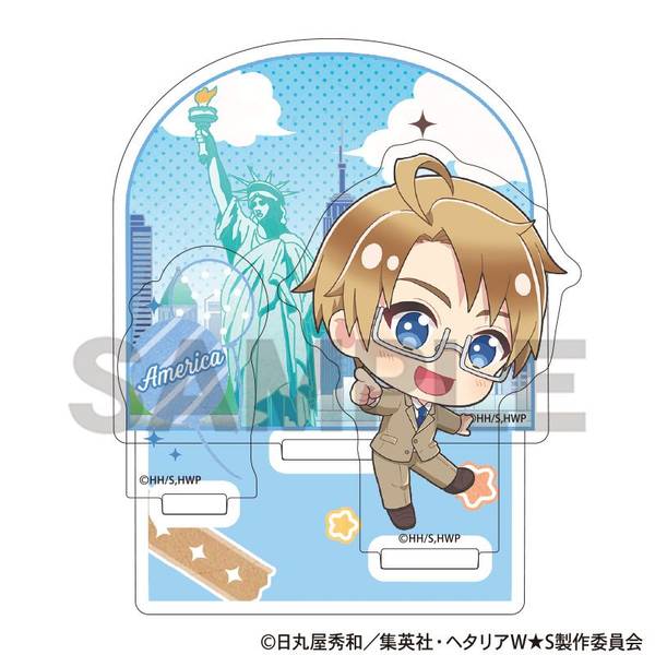 ヘタリア World☆Stars トレーディングアクリルクリップ ちまにわ 10個