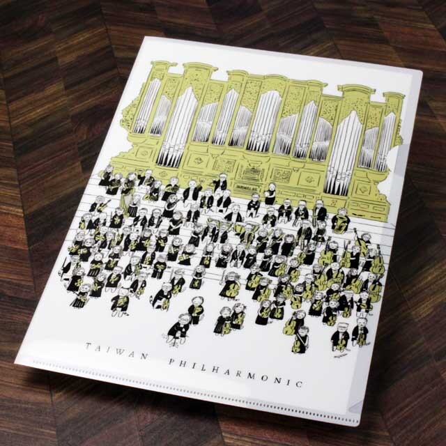 A4 クリアファイル 《NSO Cats Paradise Orchestra》 音楽雑貨