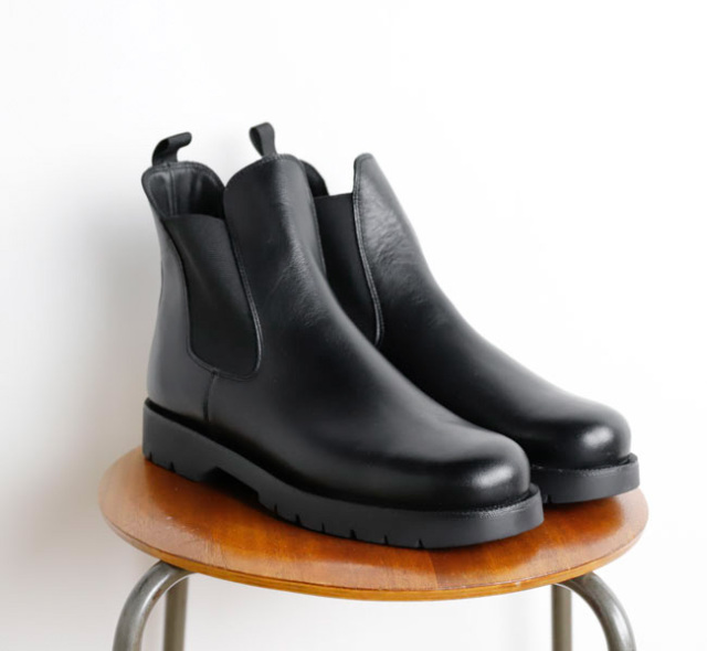 KLEMAN クレマン TONNANT トナン チェルシーブーツ サイドゴア BLACK