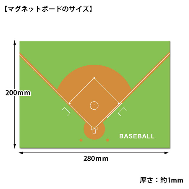 作戦マグネットシート(20×28cm) 野球 | スポーツ雑貨・グッズの通販