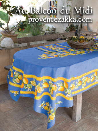 テーブルクロス撥水加工アクリルコーティングプロヴァンス、プロバンス