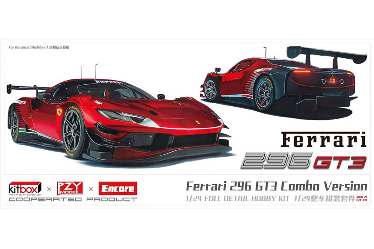 Kitbox x PZY Model 1/24キット KB08-21 Ferrari 296 GT3 ミニカー専門