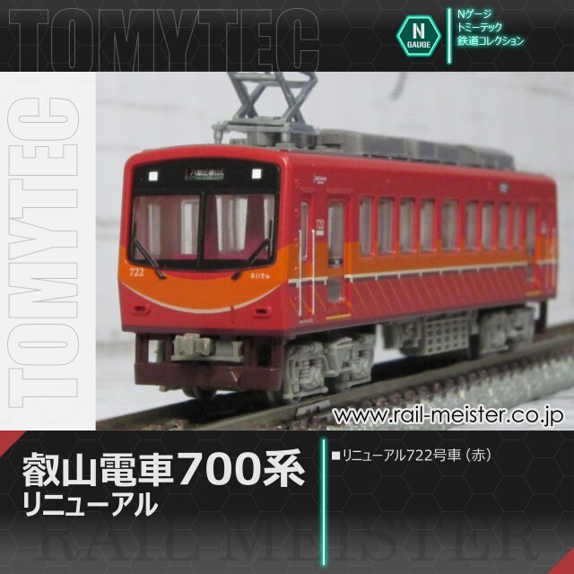 トミーテック 鉄道コレクション 叡山電車700系 リニューアル722号車(赤