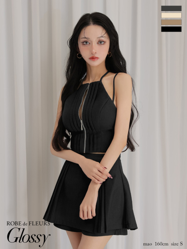 ☆予約商品☆【11月上旬頃入荷予定】【XSサイズあり】ホルターネック