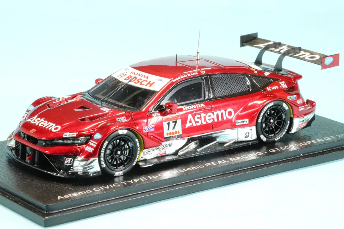 スパーク 1/43 アステモ シビック TYPE R-GT スーパーGT 2025 GT500 No