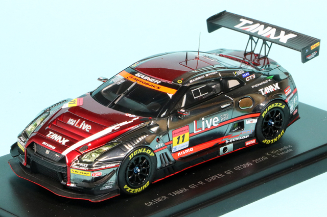 エブロ 1/43 GANER TANAX GT-R スーパーGT GT300 2020 No.11 45775