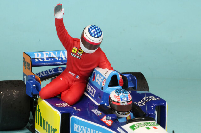 ミニチャンプス 1/18 ベネトン ルノー B195 ミハエル シューマッハ