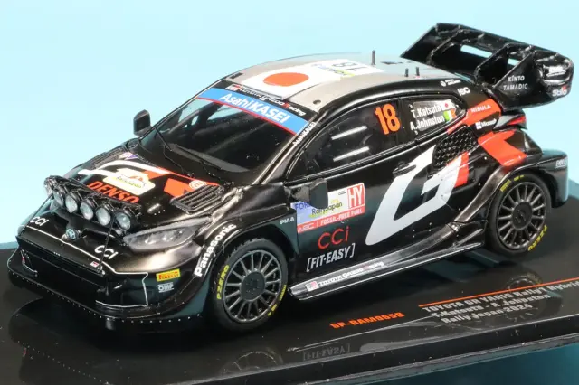 イクソ 1/43 トヨタ GR ヤリス ラリー1 ラリージャパン 2024 No.18