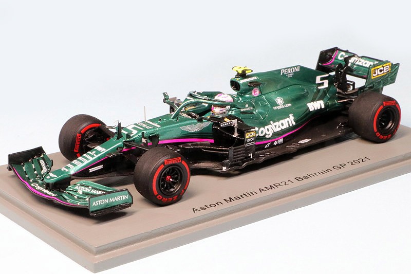 スパーク 1/43 アストン マーチン AMR21 バーレーンGP 2021 S.ベッテル