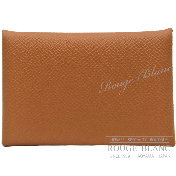 エルメス カルヴィ カードケース 名刺入れ ゴールド エプソン 【新品