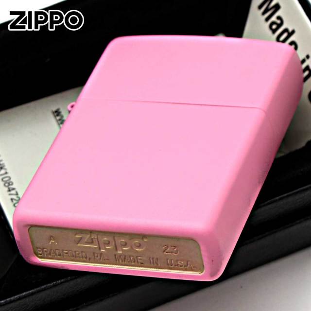 Zippo ジッポー 無地 ピンク マット Pink Matte 塗装 238 メール便可